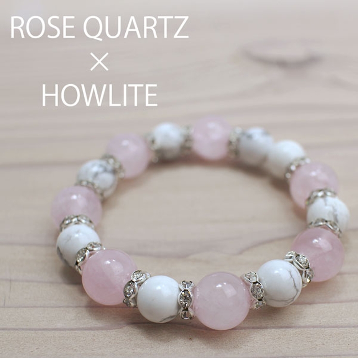 ローズクォーツ 天然石ブレスレット SS025 | 腕時計アパレル雑貨小物のＳＰ  | 詳細画像1 