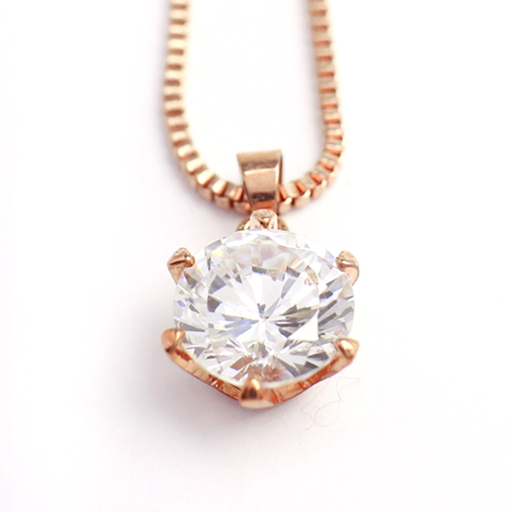 1粒石のストーンペンダントトップネックレス(6本爪) 大き目ストーンチャーム S… | 腕時計アパレル雑貨小物のＳＰ  | 詳細画像5 