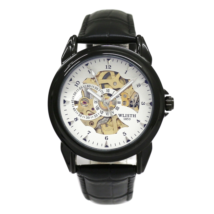 自動巻き腕時計 シンプル機能のスケルトンデザイン ブラックケース[品番：SMPE0001137]｜腕時計アパレル雑貨小物のＳＰ  （ウデドケイアパレルザッカコモノノエスピー）のレディースファッション通販｜SHOPLIST（ショップリスト）
