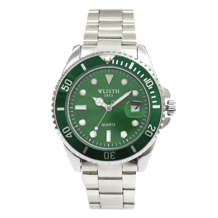 ベゼルと文字盤のカラーが統一されたメタルウォッチ 回転式ベゼル メタルベルト | 腕時計アパレル雑貨小物のＳＰ  | 詳細画像9 