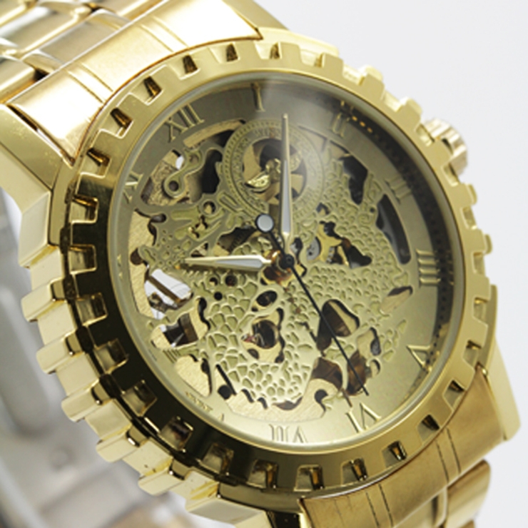 ATW014 自動巻き腕時計 ゴールドカラーのフルスケルトン腕時計[品番：SMPE0001148]｜腕時計 アパレル雑貨小物のＳＰ（ウデドケイアパレルザッカコモノノエスピー）のメンズファッション通販｜SHOPLIST（ショップリスト）