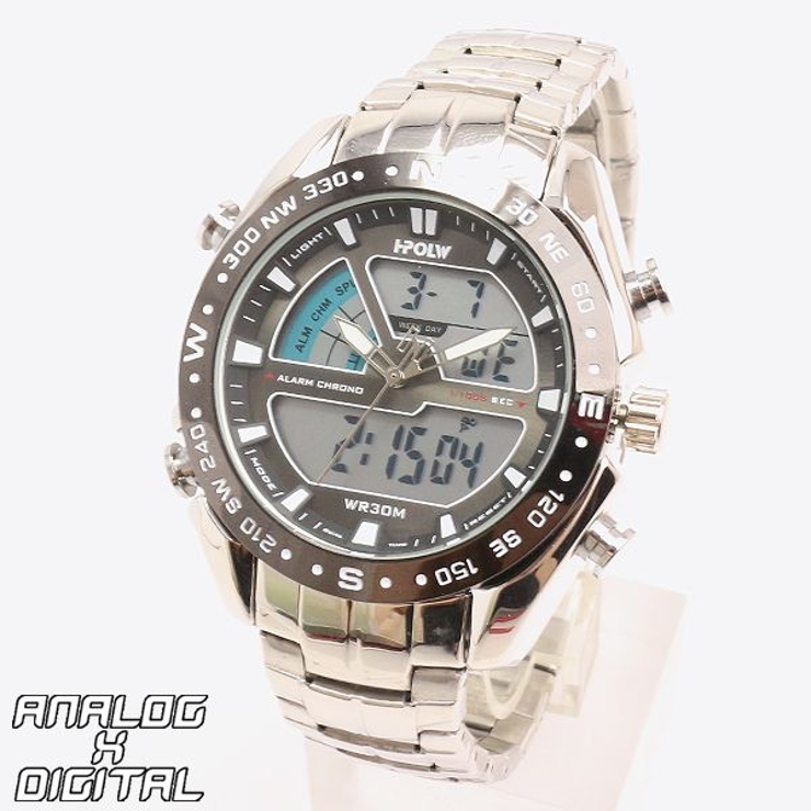 デュアルタイム アナデジ腕時計 HPFS9405 | 腕時計アパレル雑貨小物のＳＰ | 詳細画像1 
