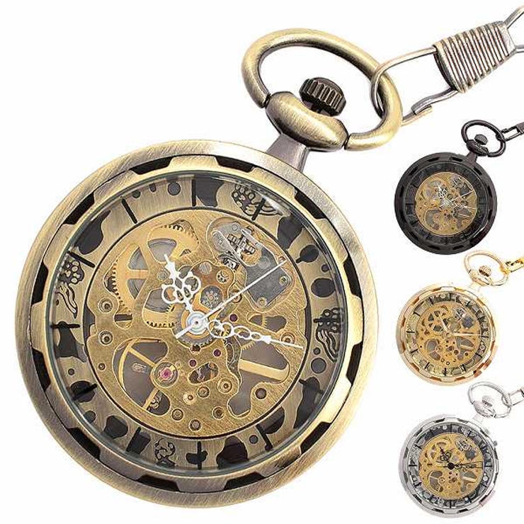 ポケットウォッチ メーカー直売 懐中時計 期間限定送料無料 手巻き 腕時計