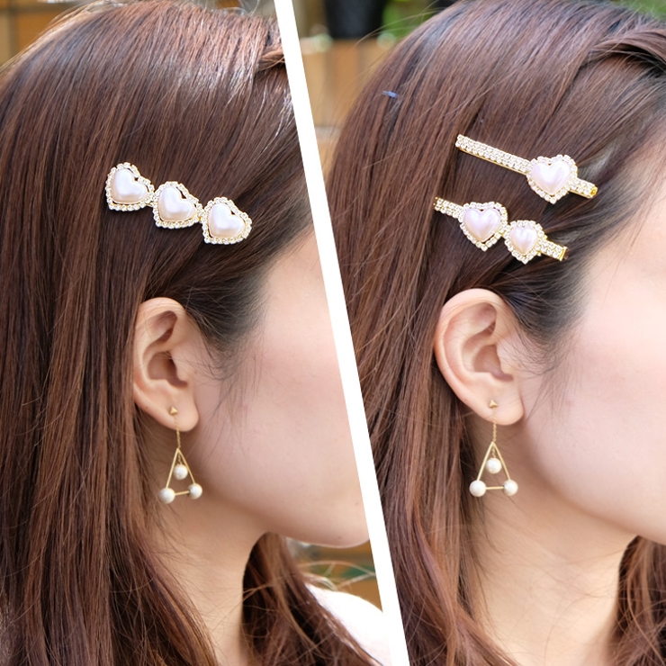 【7045】ハートパールヘアピン | SneepDip | 詳細画像3 