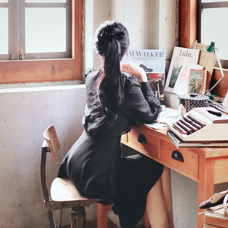 【7083】ロングリボンバレッタ | SneepDip | 詳細画像5 