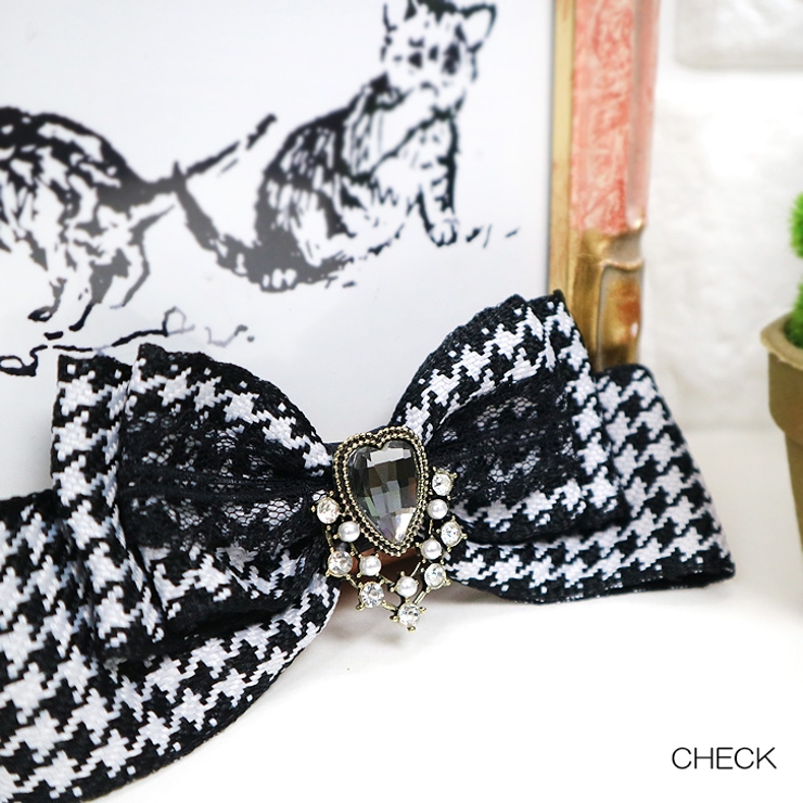 チェック | 【7150】ハートビジューリボンブローチ	 | SneepDip