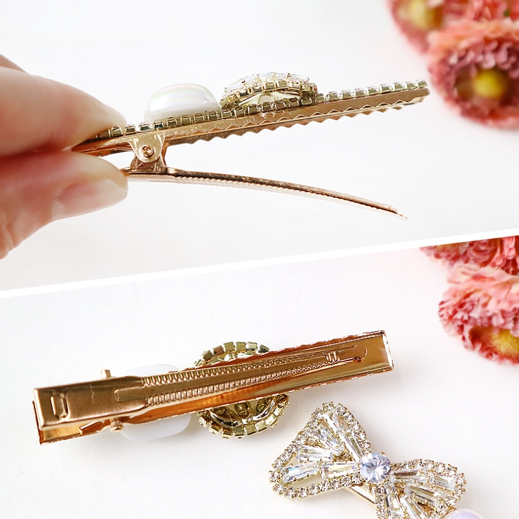 【7158】ビジュー＆ラインストーンヘアピン	 | SneepDip | 詳細画像5 
