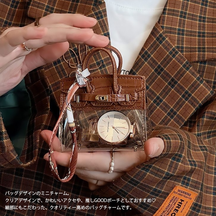 7226】miniクリアバッグチャーム [品番：ASHW0001579]｜SneepDip