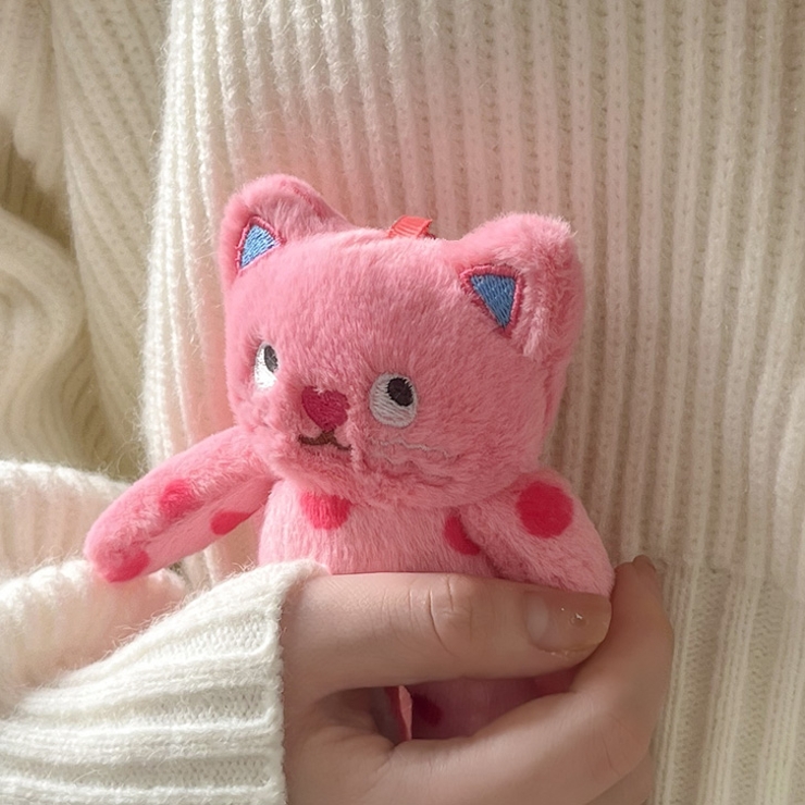 7251】ゆるネコストラップチャーム [品番：ASHW0001675]｜SneepDip