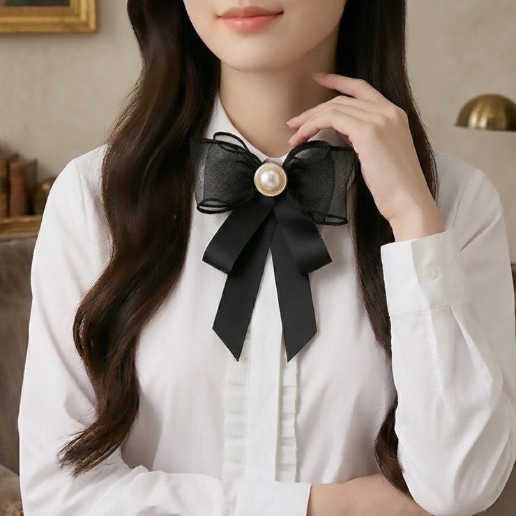 【7285】クラシカルリボンブローチ	 | SneepDip | 詳細画像2 