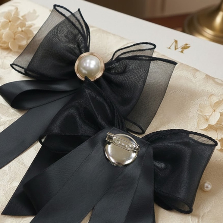 【7285】クラシカルリボンブローチ	 | SneepDip | 詳細画像4 