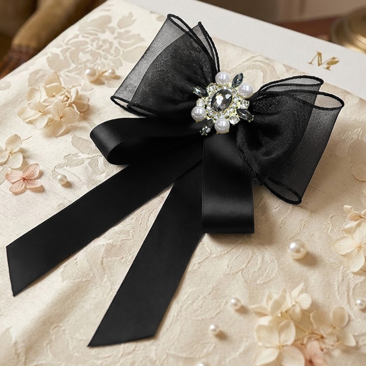 ビジュー | 【7285】クラシカルリボンブローチ	 | SneepDip