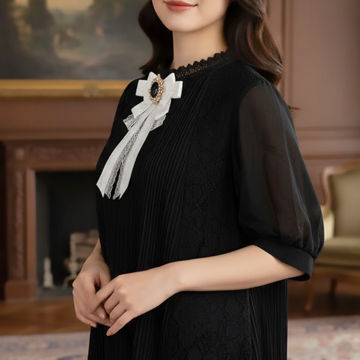 【7286】ビジュー＆レースリボンブローチ	 | SneepDip | 詳細画像7 