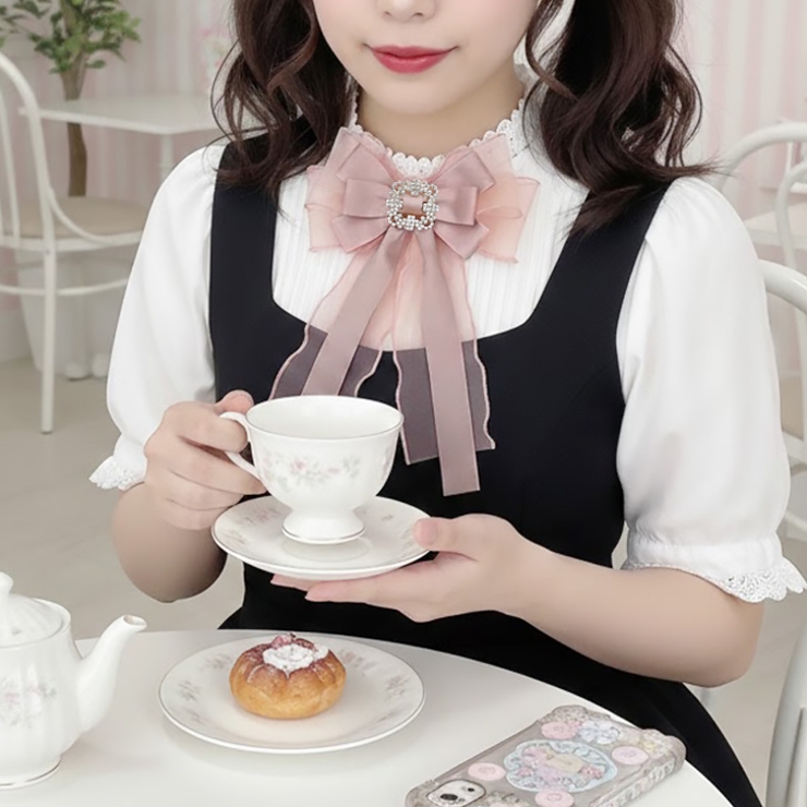 【7287】ビジューリボンブローチ	 | SneepDip | 詳細画像3 