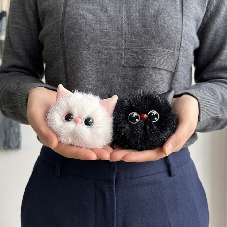 【7294】ふわふわにゃんこチャーム	 | SneepDip | 詳細画像9 