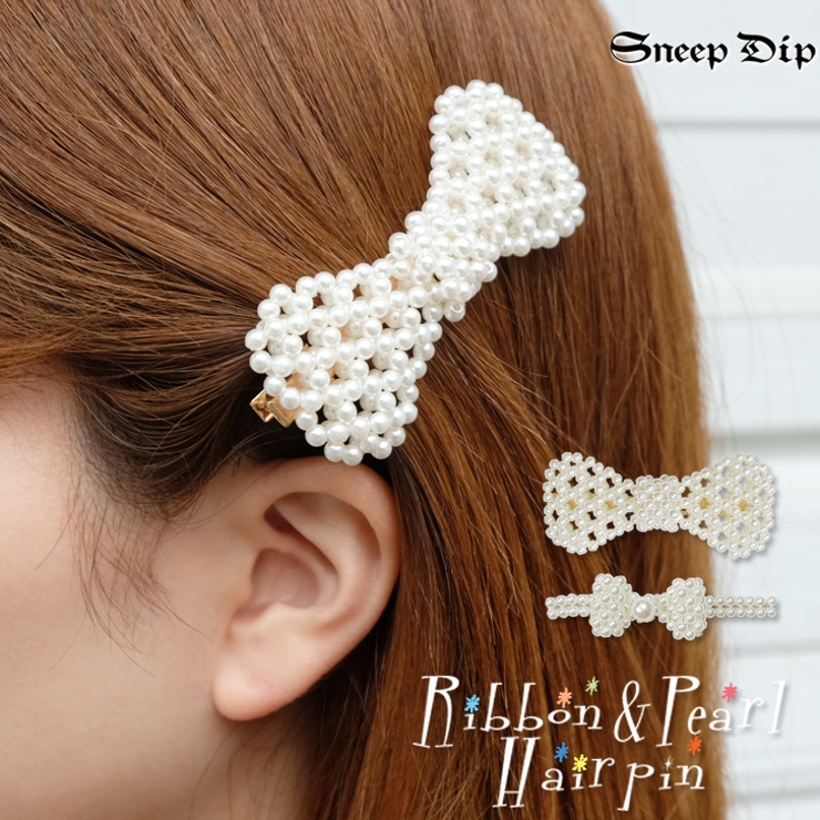 Sneepdip スニープディップ パールリボンヘアピン 品番 Ashw Sneepdip スニープディップ のレディースファッション通販 Shoplist ショップリスト