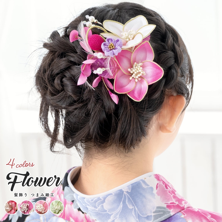 つまみ細工 髪飾り 赤 品番 Sbew Soubien ソウビエン のレディースファッション通販 Shoplist ショップリスト