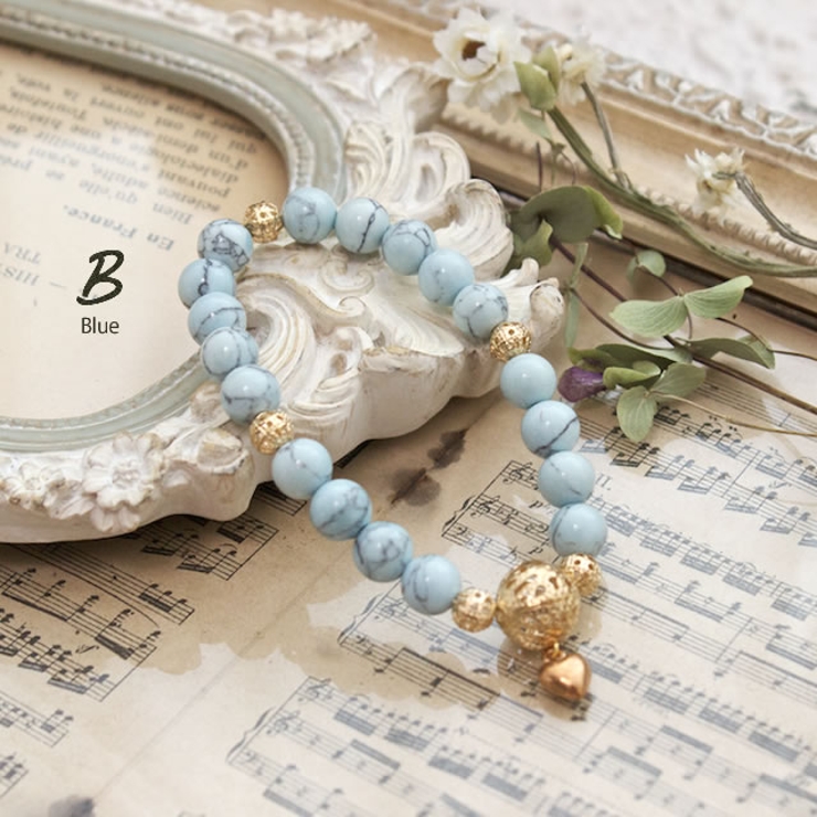 ブレスレット マーブル調 石 | SOUBIEN | 詳細画像4 