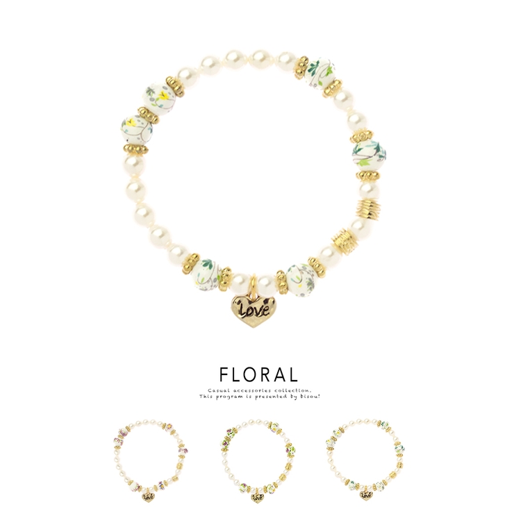 ブレスレット ゴム 花柄 品番 Sbew Soubien ソウビエン のレディースファッション通販 Shoplist ショップリスト