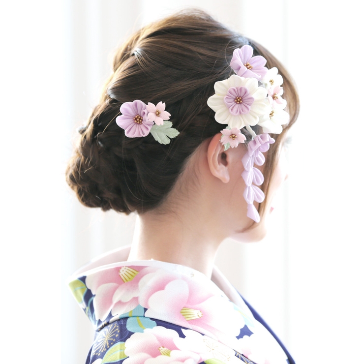 髪飾り つまみ細工 2点セット[品番：SBEW0016579]｜SOUBIEN