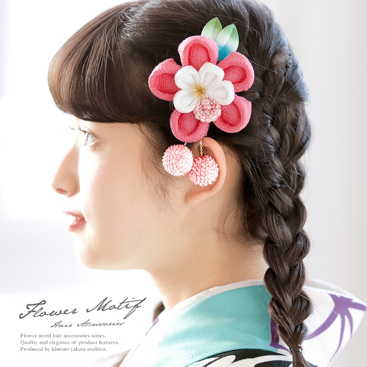 髪飾り つまみ細工 ピンク 品番 Sbew Soubien ソウビエン のレディースファッション通販 Shoplist ショップリスト