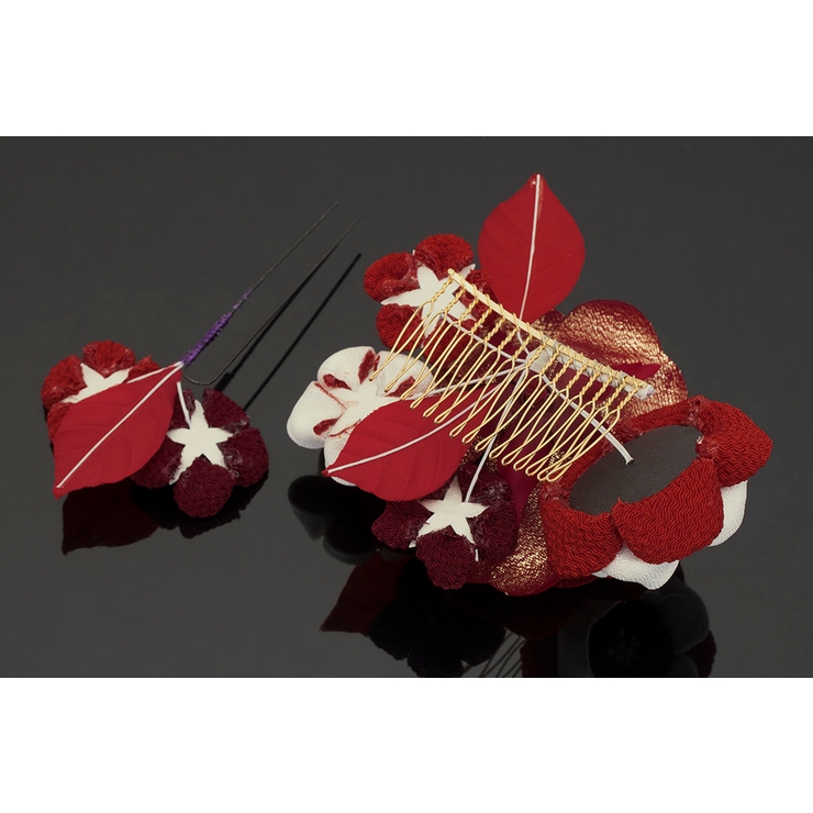 髪飾り ２点セット 赤系 品番 Sbew Soubien ソウビエン のレディースファッション通販 Shoplist ショップリスト