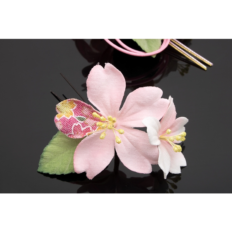 髪飾り 2点セット ピンク | SOUBIEN | 詳細画像3 