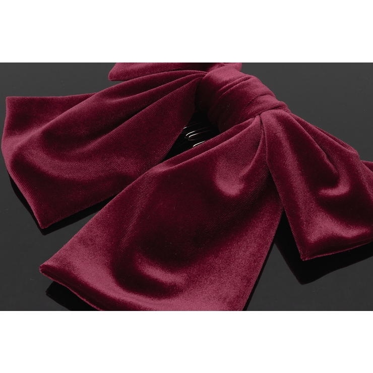 髪飾り 赤紫 ワインレッド 品番 Sbew Soubien ソウビエン のレディースファッション通販 Shoplist ショップリスト