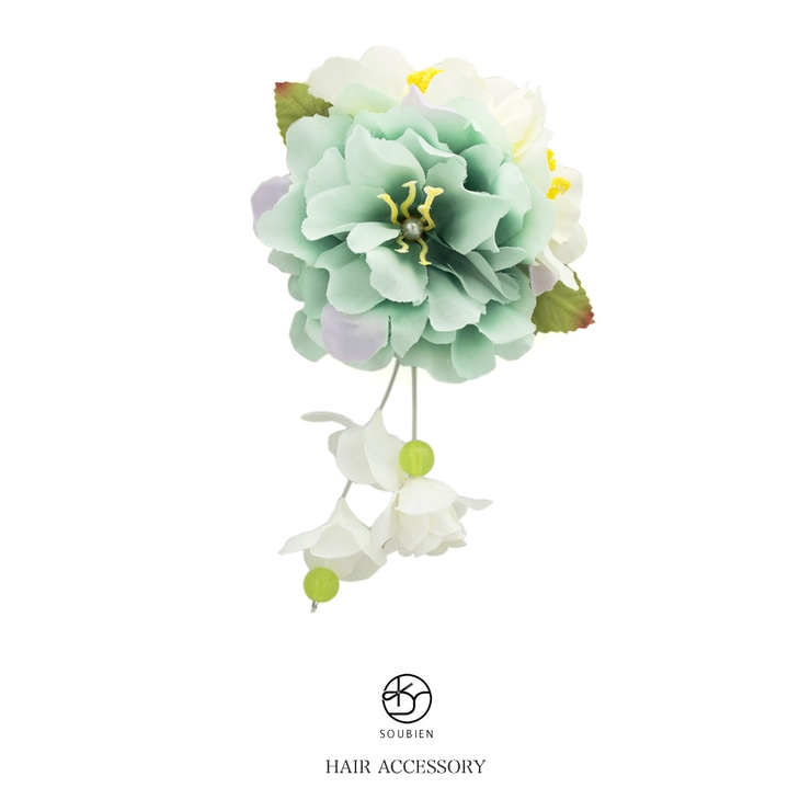 髪飾り 薄緑色 ライトグリーン 品番 Sbew Soubien ソウビエン のレディースファッション通販 Shoplist ショップリスト