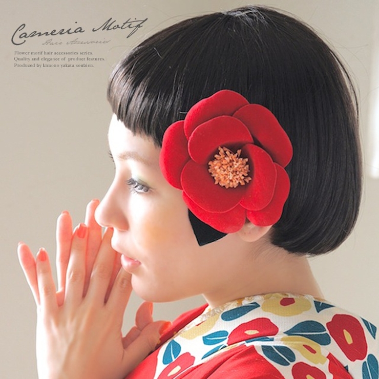 髪飾り 赤 レッド 品番 Sbew Soubien ソウビエン のレディースファッション通販 Shoplist ショップリスト
