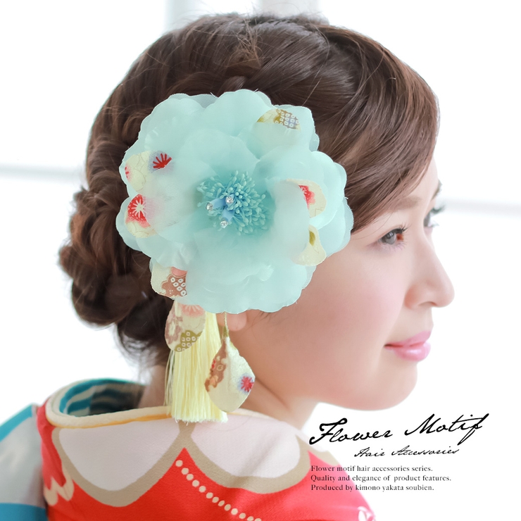 髪飾り 花 輝く高品質な フラワー バレッタ ヘアクリップ