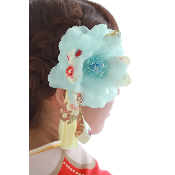 髪飾り 花 輝く高品質な フラワー バレッタ ヘアクリップ