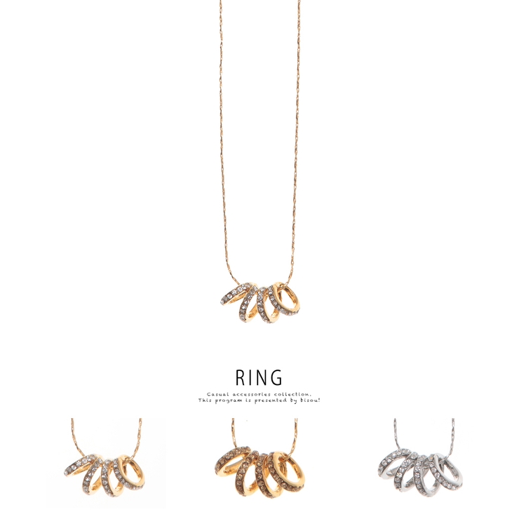 ネックレス ペンダント ラインストーン | SOUBIEN | 詳細画像1 