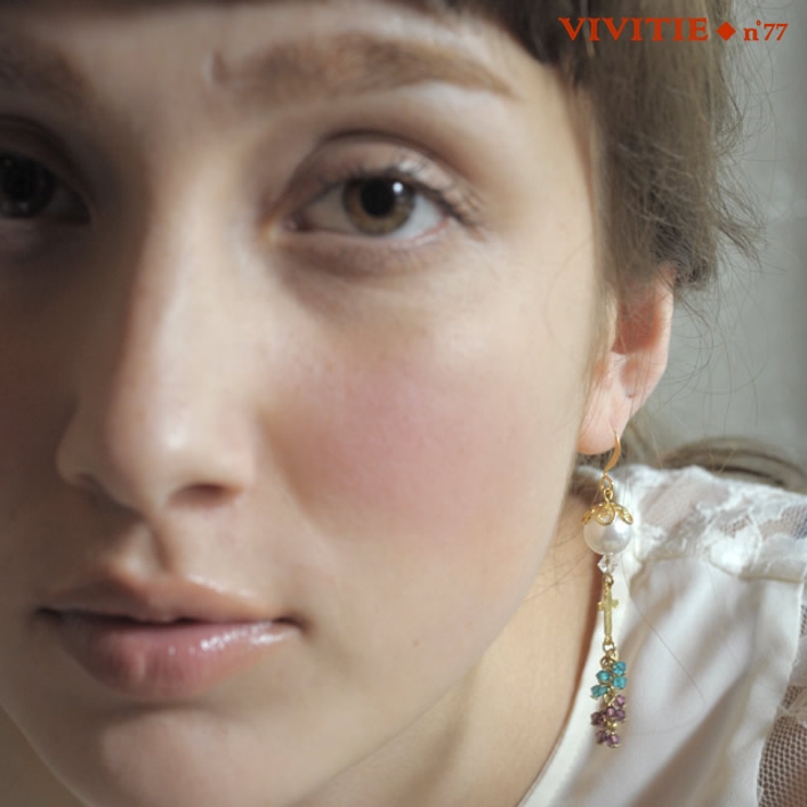 ピアス レディース 手作りアクセサリーブランドVivitie | SOUBIEN | 詳細画像1 