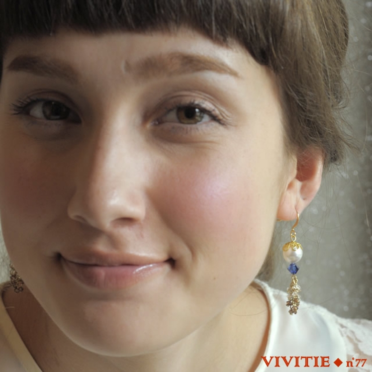 ピアス レディース 手作りアクセサリーブランドVivitie | SOUBIEN | 詳細画像1 