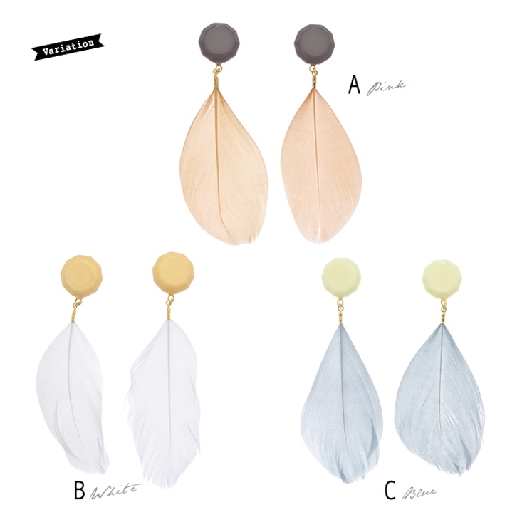 ピアス 羽根 フェザー | SOUBIEN | 詳細画像4 