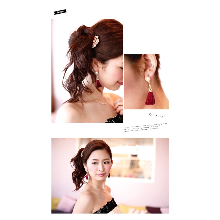 ピアス スタッドピアス タッセル | SOUBIEN | 詳細画像2 