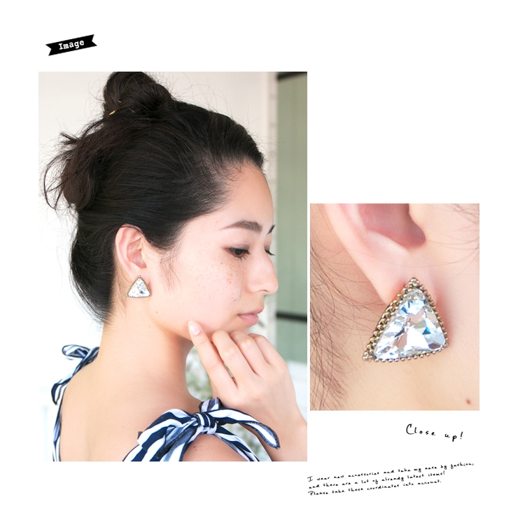 ピアス スタッドピアス ビジュー | SOUBIEN | 詳細画像2 