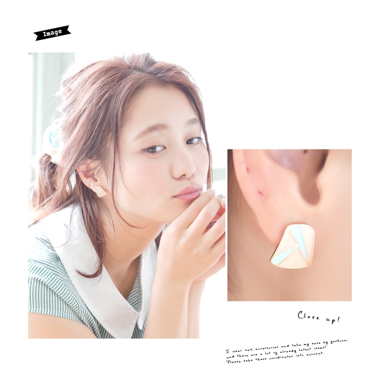 ピアス スタッドピアス 幾何学模様 | SOUBIEN | 詳細画像2 