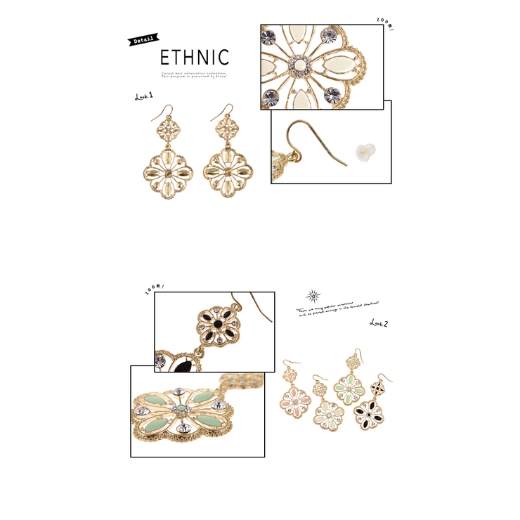 ピアス フックタイプ エスニック | SOUBIEN | 詳細画像3 