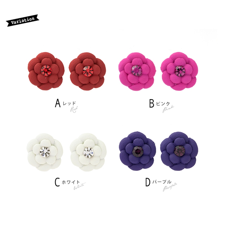 ピアス スタッドピアス フラワー | SOUBIEN | 詳細画像3 