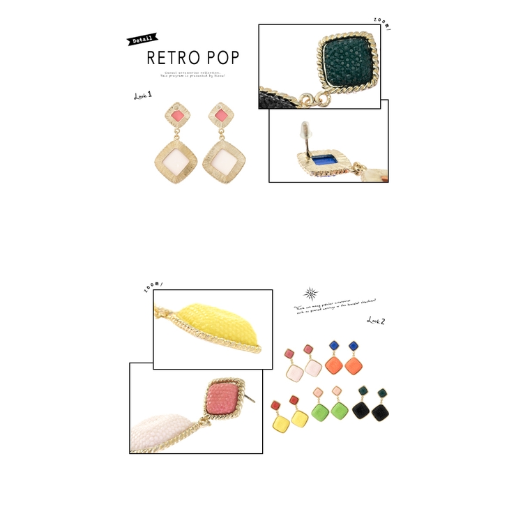 ピアス スタッドピアス バイカラー | SOUBIEN | 詳細画像3 