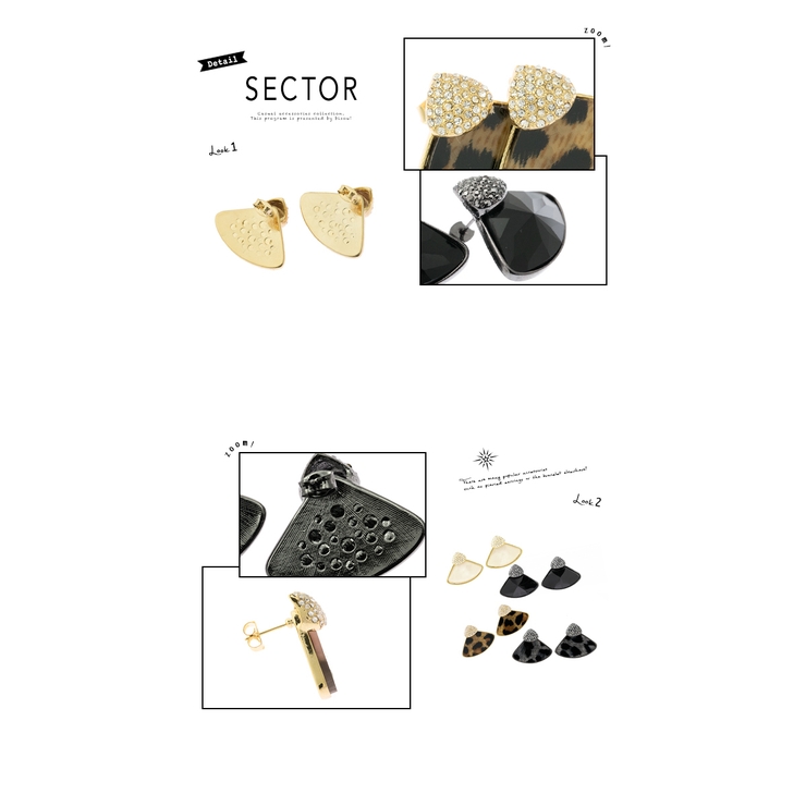 ピアス スタッドピアス 三角 | SOUBIEN | 詳細画像2 