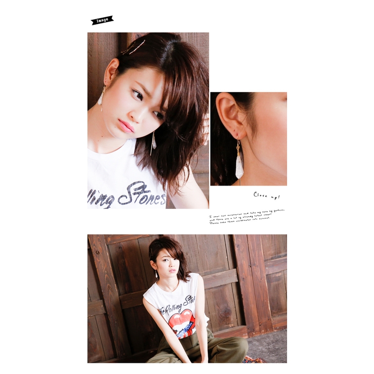 ピアス フックピアス 天然石風 | SOUBIEN | 詳細画像2 