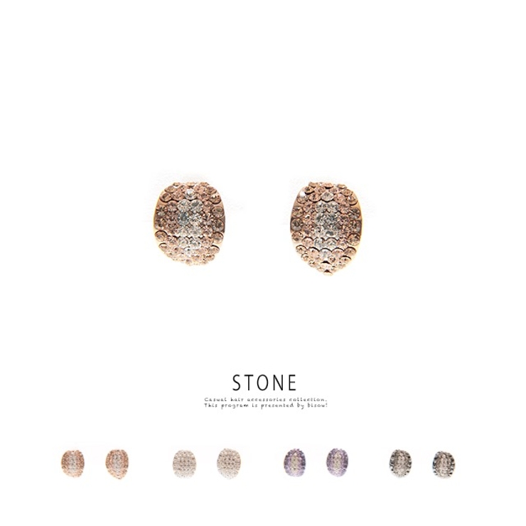 ピアス スタッドピアス ラインストーン | SOUBIEN | 詳細画像1 