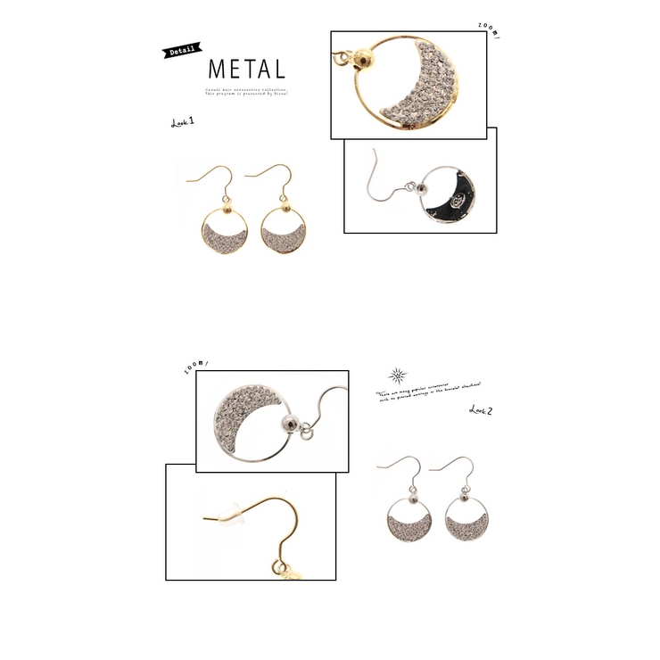 ピアス フックピアス ラインストーン | SOUBIEN | 詳細画像2 