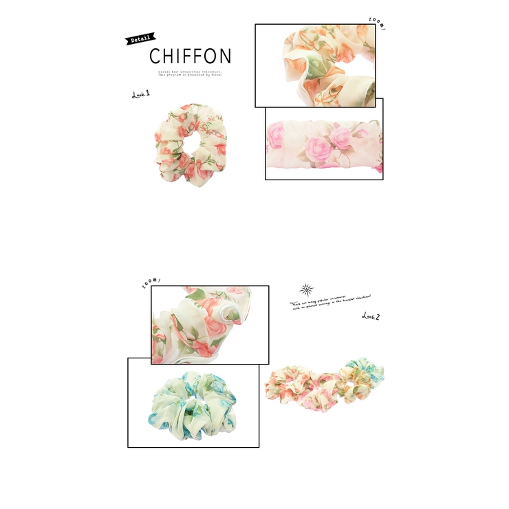 春先行 シュシュ 花柄 | SOUBIEN | 詳細画像2 