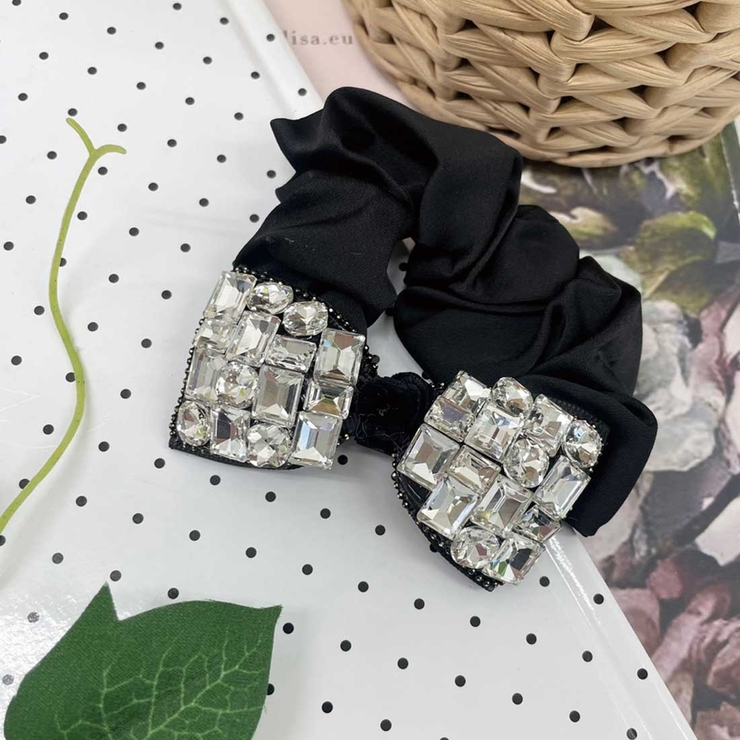 クロ | クリスタルリボンシュシュ | iosonomao