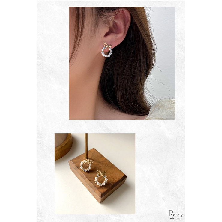 レディース ピアス リース[品番：ANEW0002816]｜my liberty