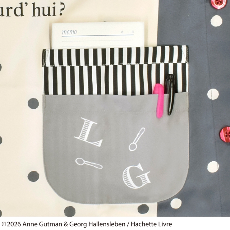 リサとガスパール エプロン Bon | KIT-HIT-SURU | 詳細画像5 